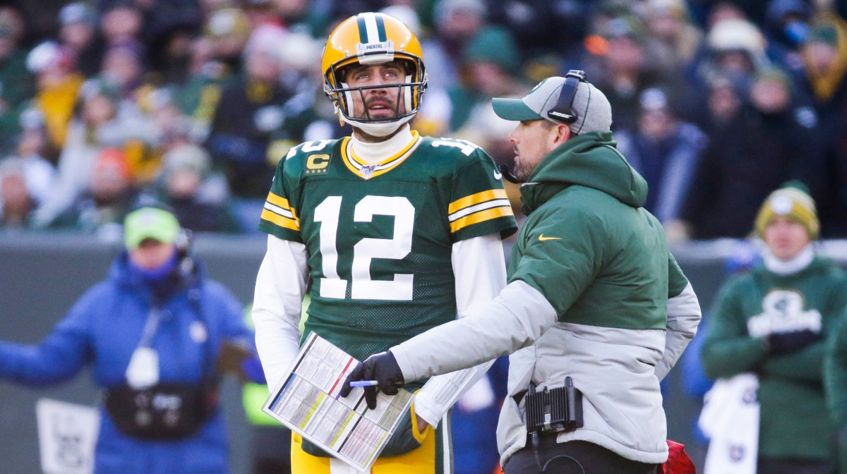 Aaron Rodgers and Matt LaFleur